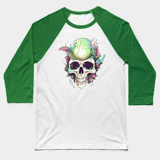 fantasy magic skull Baseball T-Shirt